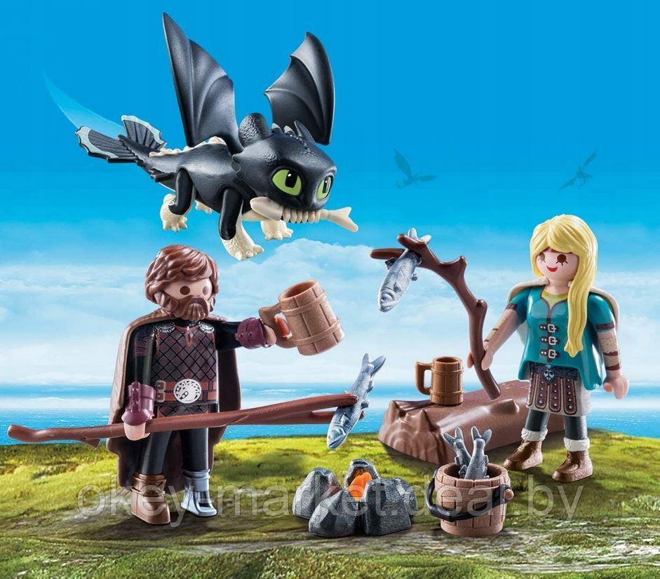 Конструктор Playmobil Dragons Иккинг и Астрид с дракончиком 70040 - фото 7 - id-p215600137