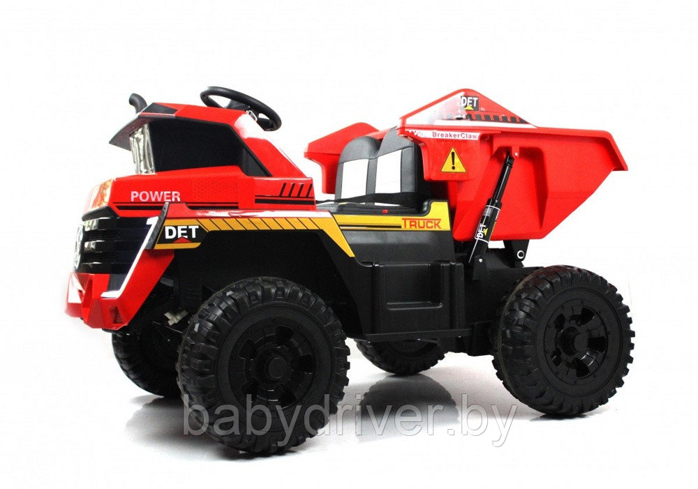 Детский электромобиль RiverToys K333AM (красный) Двухместный, полноприводный