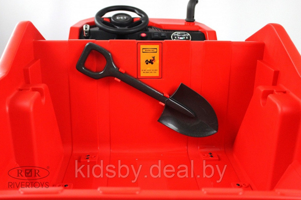 Детский электромобиль RiverToys K333AM (красный) Двухместный, полноприводный - фото 5 - id-p215600676