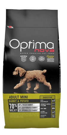 Optima Nova Adult Mini Digestive (кролик и картофель), 800 гр - фото 1 - id-p215604855