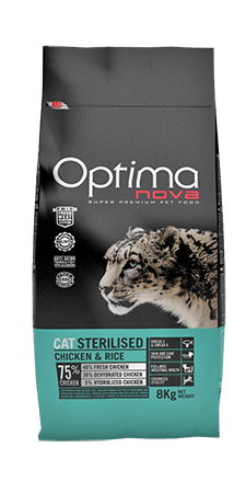 Optima Nova Cat Sterilised (курица и рис), 0,4 кг - фото 1 - id-p215604867