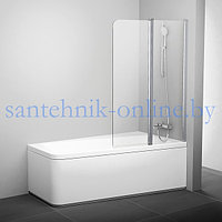 Комплектующие для ванн Ravak Шторка для ванны 10° 10CVS2-100 R блестящая+транспарент