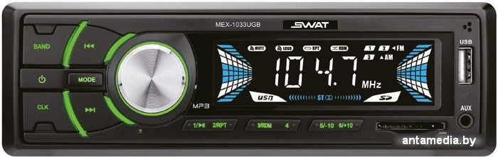 USB-магнитола Swat MEX-1033UBG - фото 1 - id-p215607507
