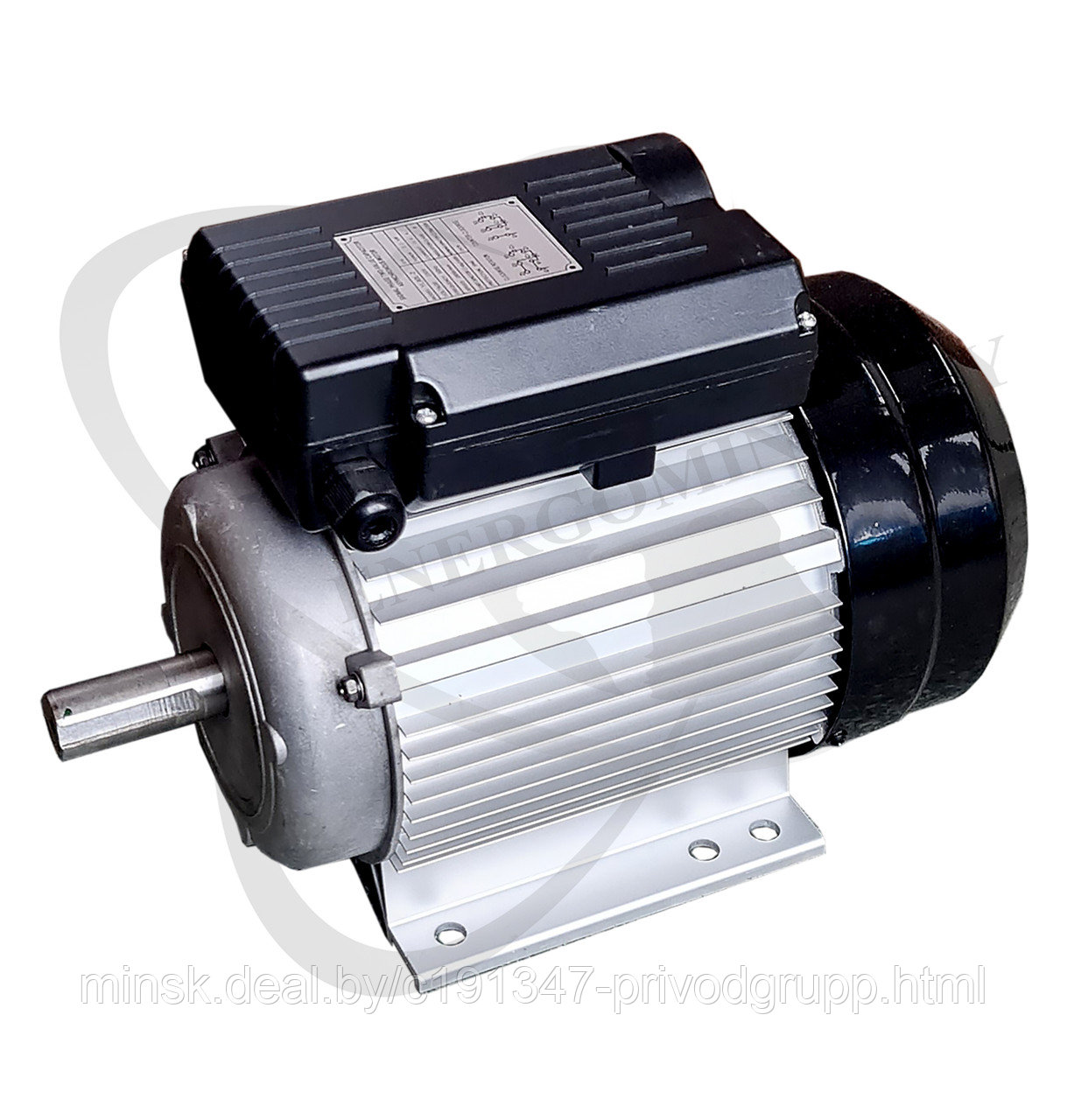 Электродвигатель однофазный для компрессора АИРЕ 90L2 2.2кВт/3000об.мин(без шкива) - фото 1 - id-p215608267