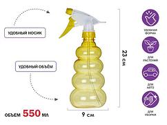 Опрыскиватель ручной 0,55л с пульверизатором, PERFECTO LINEA