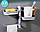 Полка - мыльница настенная Rotary drawer на присоске / Органайзер двухъярусный с крючком поворотный Белая с, фото 8