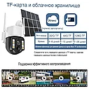 Камера видеонаблюдения уличная на солнечной батарее IP V380 Pro, 5 Мп, 4G, LTE, от сим карты, фото 8