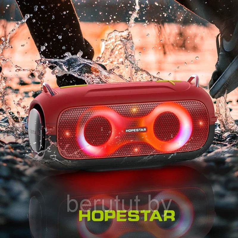 Колонка портативная музыкальная Bluetooth HOPESTAR A41 Party - фото 3 - id-p215610034