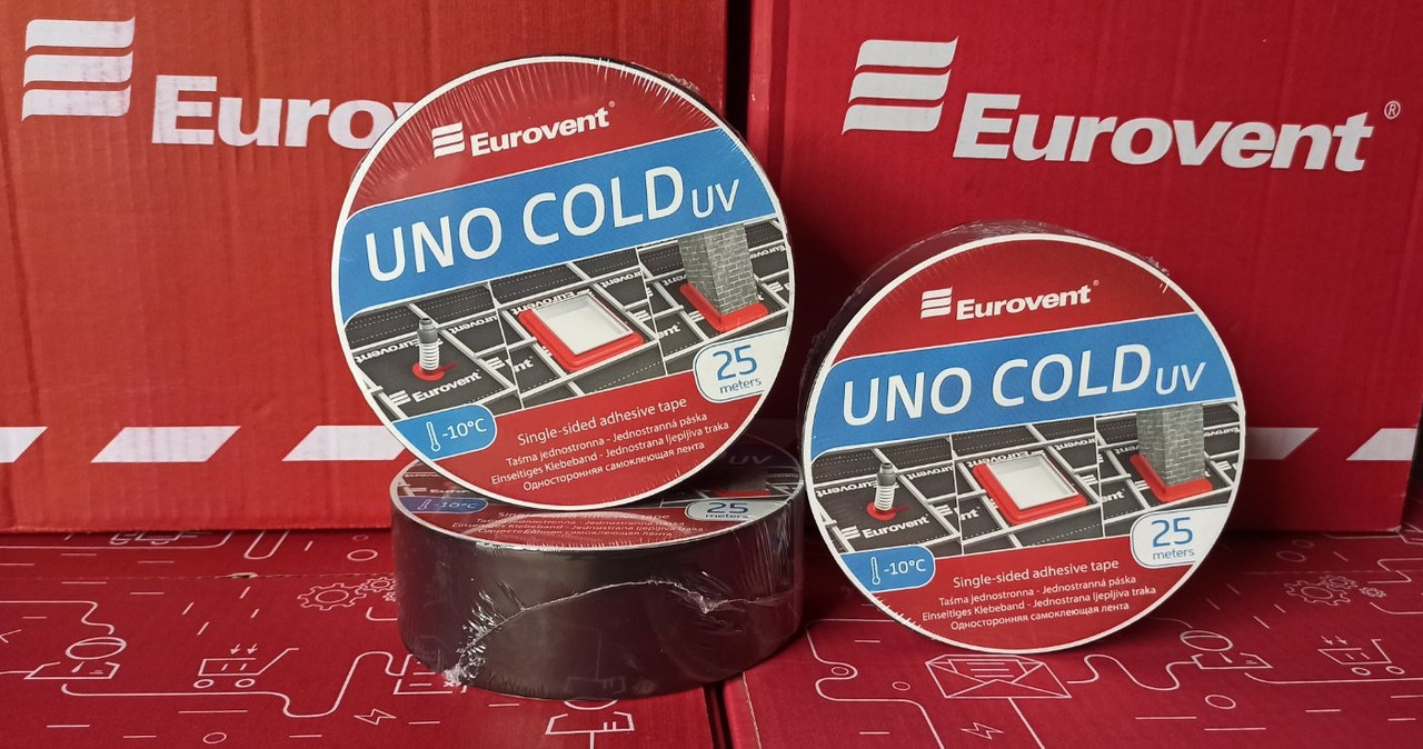Eurovent UNO COLD UV Лента односторонняя от -10°C 50мм*25мп - фото 2 - id-p215610135