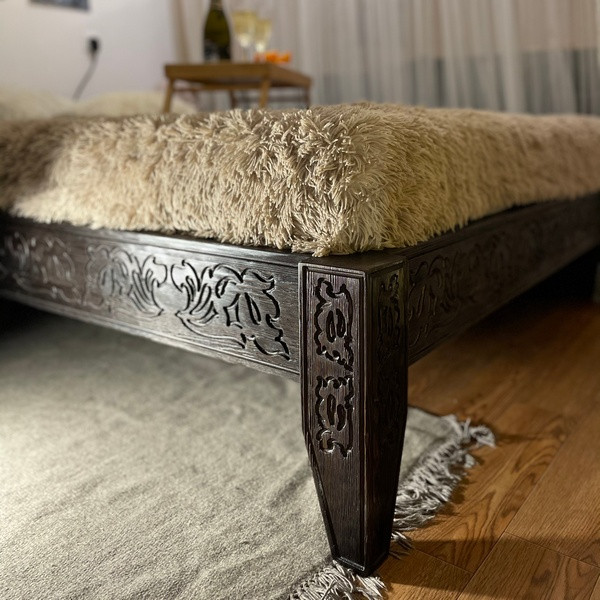 Кровать «Средневековье Дуб» массив дуба - фото 2 - id-p215613223