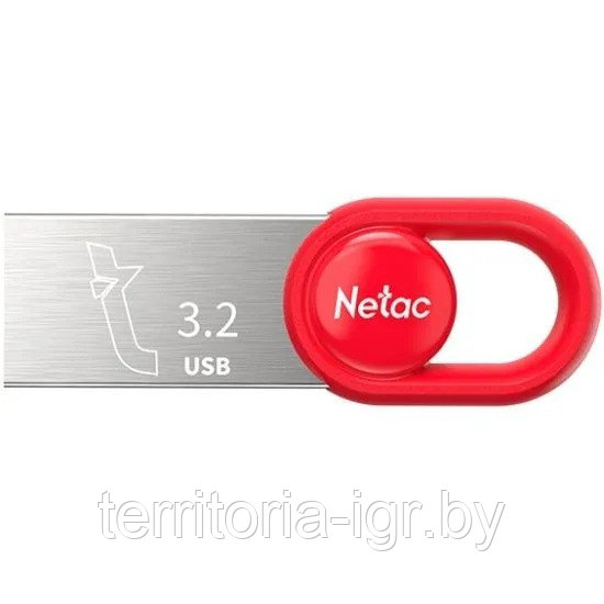 USB-накопитель 64GB UM2 USB 3.2 красный Netac - фото 1 - id-p215614083