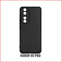 Чехол-накладка для Huawei Honor 90 Pro (силикон) черный с защитой камеры