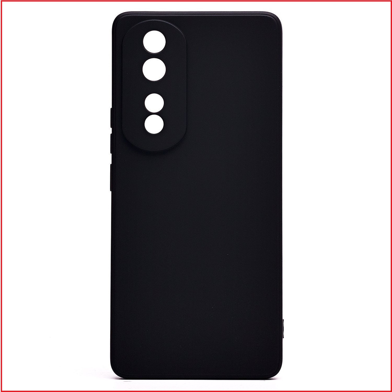 Чехол-накладка для Huawei Honor 80 (силикон) черный с защитой камеры - фото 1 - id-p215614782