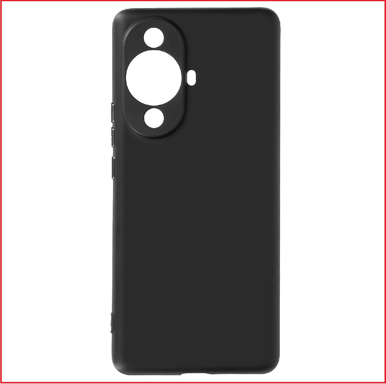 Чехол-накладка для Huawei Nova 11 (силикон) черный с защитой камеры - фото 1 - id-p215614832