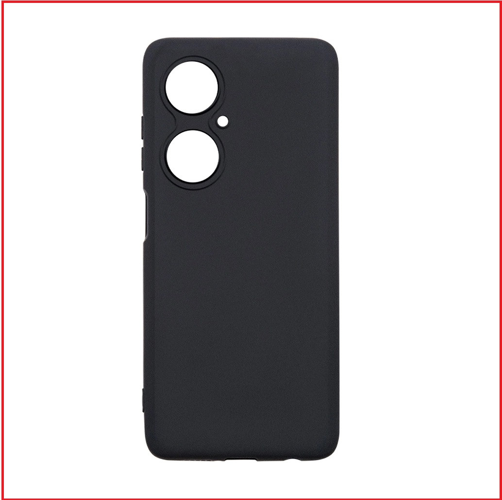 Чехол-накладка для Huawei Nova 11i (силикон) черный с защитой камеры
