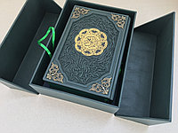 Коран на таджикском и арабском языке (подарочная кожаная книга в футляре)