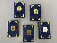 Комплект "Православные святые" из 5 книг (подарочная кожаная книга)