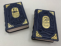 Комплект из 2-х книг: Лермонтов и Пушкин (подарочная кожаная книга)