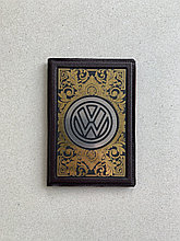 Обложка на автодокументы, Volkswagen (кожаный переплет)