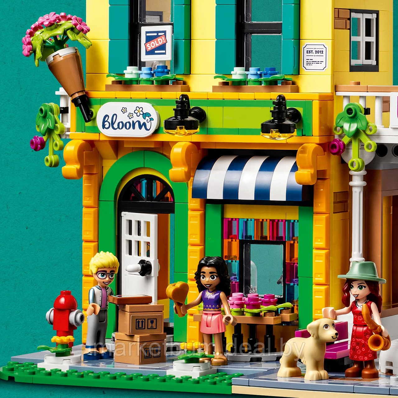 Конструктор LEGO Friends 41732 Магазины цветов и дизайна в центре города - фото 6 - id-p215617054