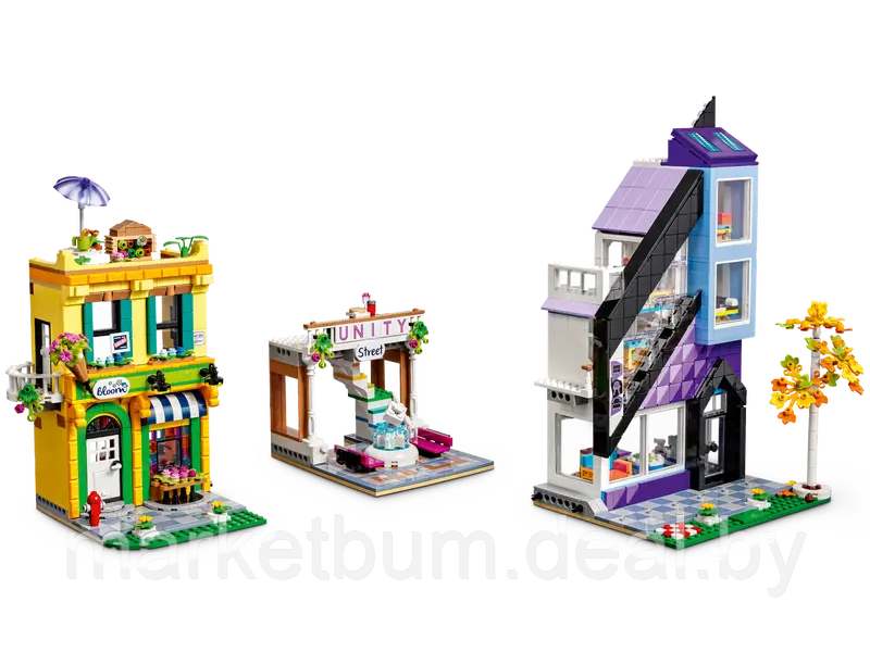 Конструктор LEGO Friends 41732 Магазины цветов и дизайна в центре города - фото 8 - id-p215617054