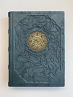 Коран Узбекский Арабский (подарочная кожаная книга)