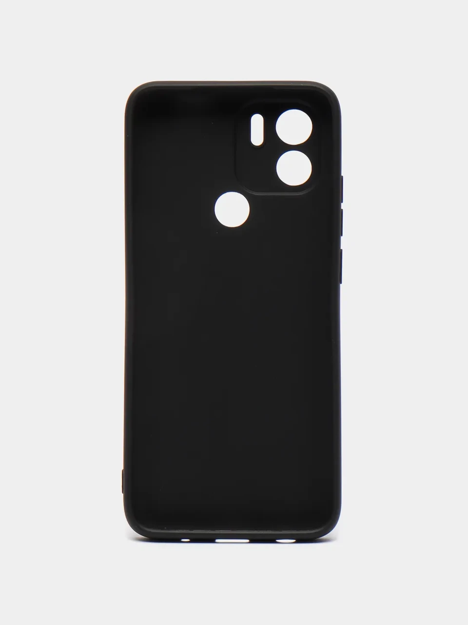 Чехол-накладка для Xiaomi Redmi A1+ / A2+ (силикон) черный с защитой камеры - фото 2 - id-p215617515