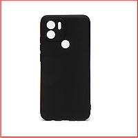 Чехол-накладка для Xiaomi Redmi A1+ / A2+ (силикон) черный с защитой камеры