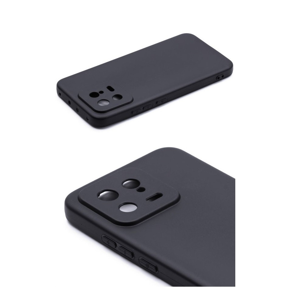 Чехол-накладка для Xiaomi 13 (силикон) черный с защитой камеры - фото 2 - id-p215617527