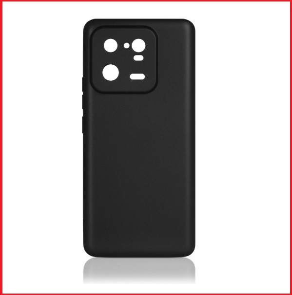 Чехол-накладка для Xiaomi 13 Pro (силикон) черный с защитой камеры