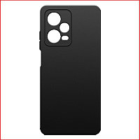 Чехол-накладка для Xiaomi Redmi Note 12 5g / Poco X5 (силикон) черный с защитой камеры
