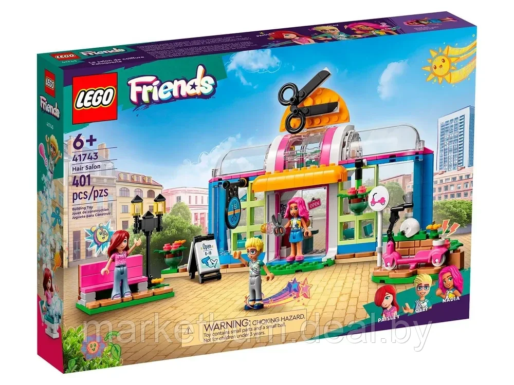 Конструктор LEGO Friends 41743, Парикмахерская. - фото 3 - id-p215618659