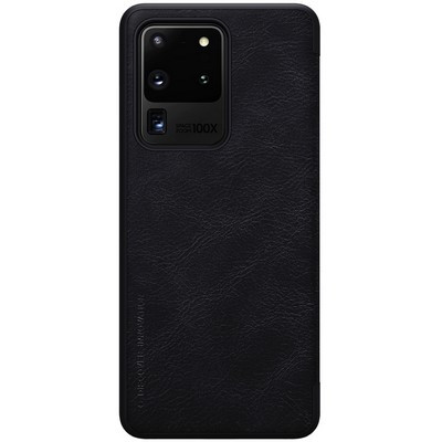 Кожаный чехол Nillkin Qin Leather Case Черный для Samsung Galaxy S20 Ultra - фото 2 - id-p215618846