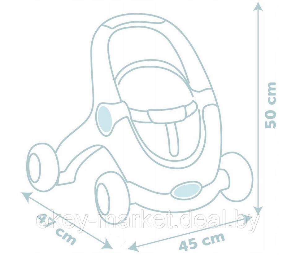 Коляска - каталка Smoby Minikiss + детская кукла 140308 - фото 4 - id-p215618850