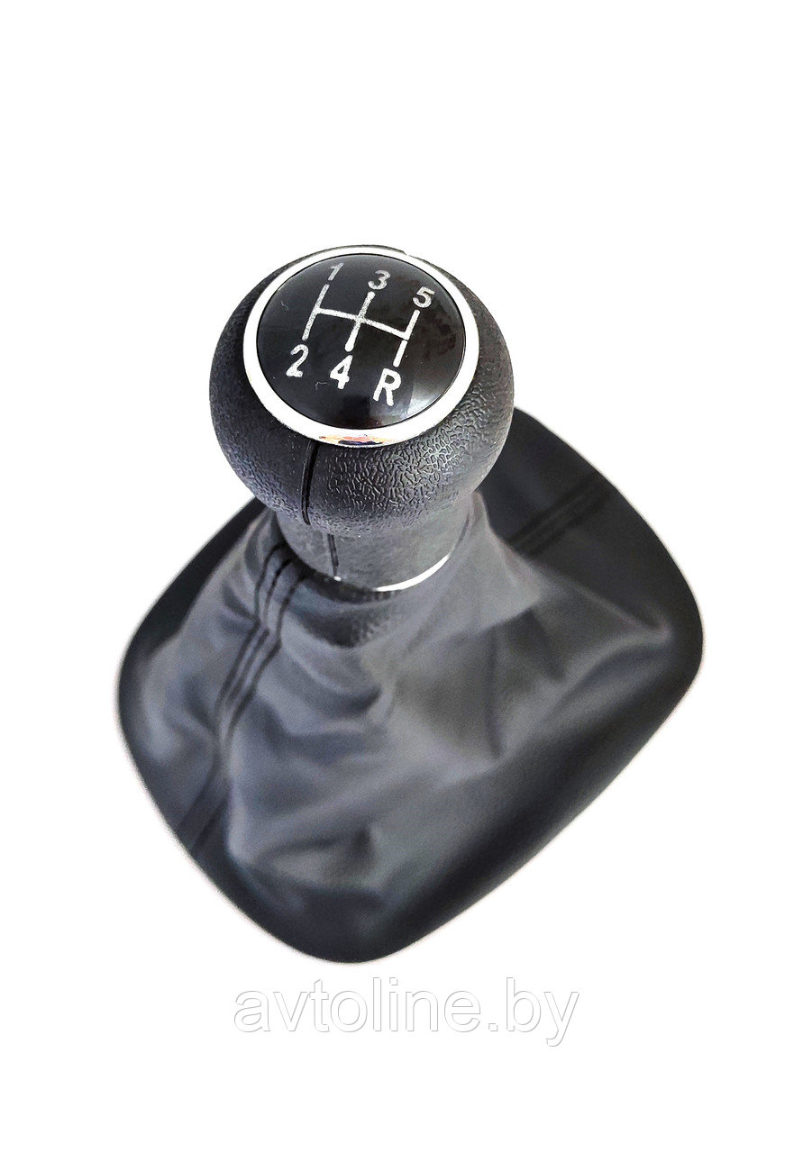 Ручка КПП Volkswagen Passat B5 96- (5 МКПП) хром, с чехлом и рамкой GZB-VW-002