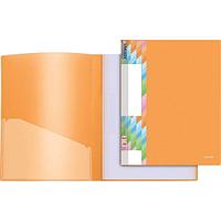 Папка-файл  10 листов deVENTE,  A4, 450 мкм, вкладыши 30 мкм, оранжев.