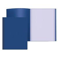 Папка-файл 10 листов Attomex, A4, 500 мкм, вкладыши 30 мкм, синяя