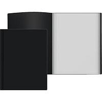 Папка-файл 10 листов Attomex, A4, 500 мкм, вкладыши 30 мкм, черная