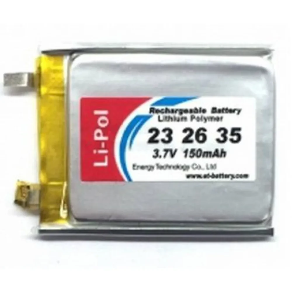 Литий-полимерный аккумулятор 232635 150mAh - ET LP232635, 3.7V