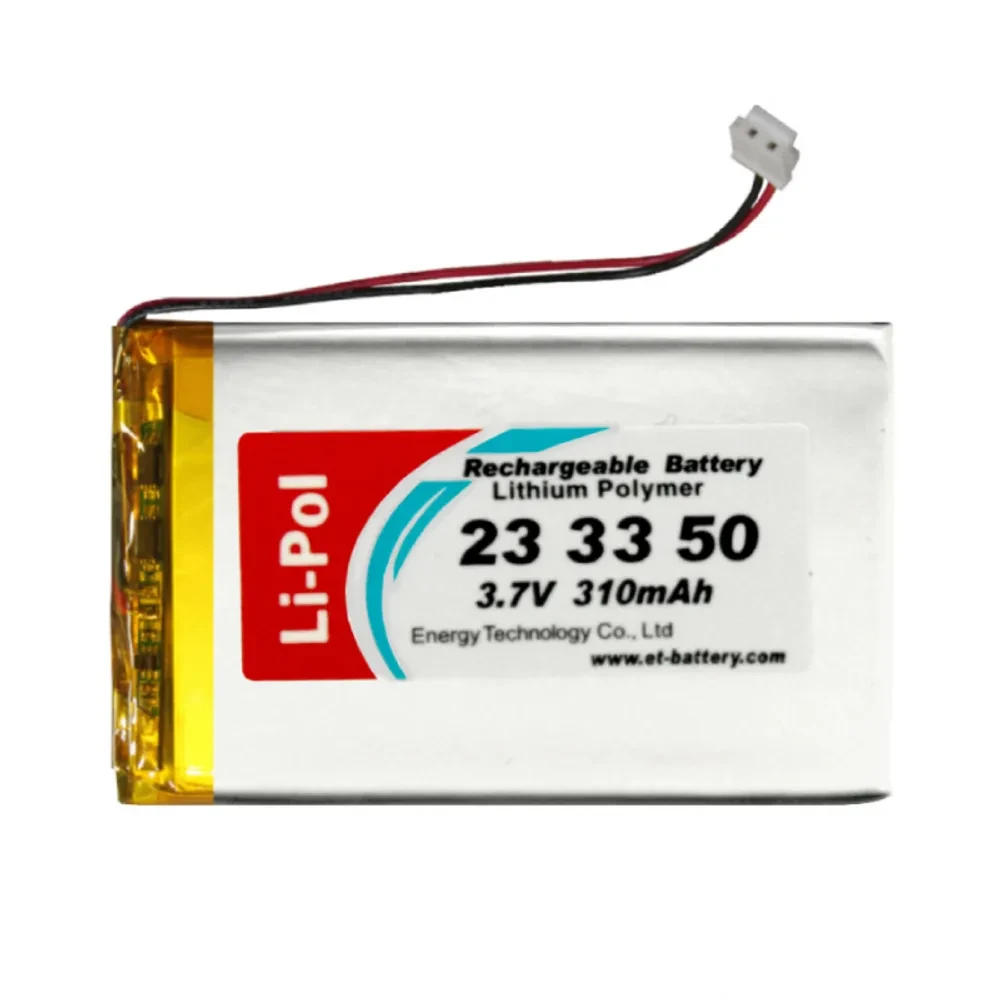 Литий-полимерный аккумулятор 233350 310mAh - ROBITON/ET LP233350, 3.7V, c платой защиты - фото 2 - id-p215620119