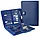 Набор инструментов для маникюра и педикюра - маникюрный набор, 15 предметов, синий 556597, фото 2