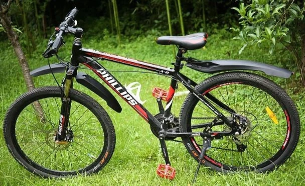 Набор крыльев для велосипеда, черный 556614 - фото 6 - id-p215620474