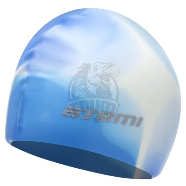 Шапочка для плавания Atemi (голубой/белый) (арт. MC206)