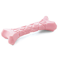Игрушка для щенков "Косточка розовая", 10,5 см