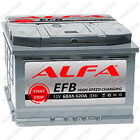 Аккумулятор Alfa EFB 60 R / 60Ah / 620А