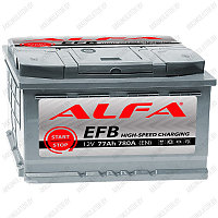 Аккумулятор Alfa EFB 77 R / 77Ah / 780А