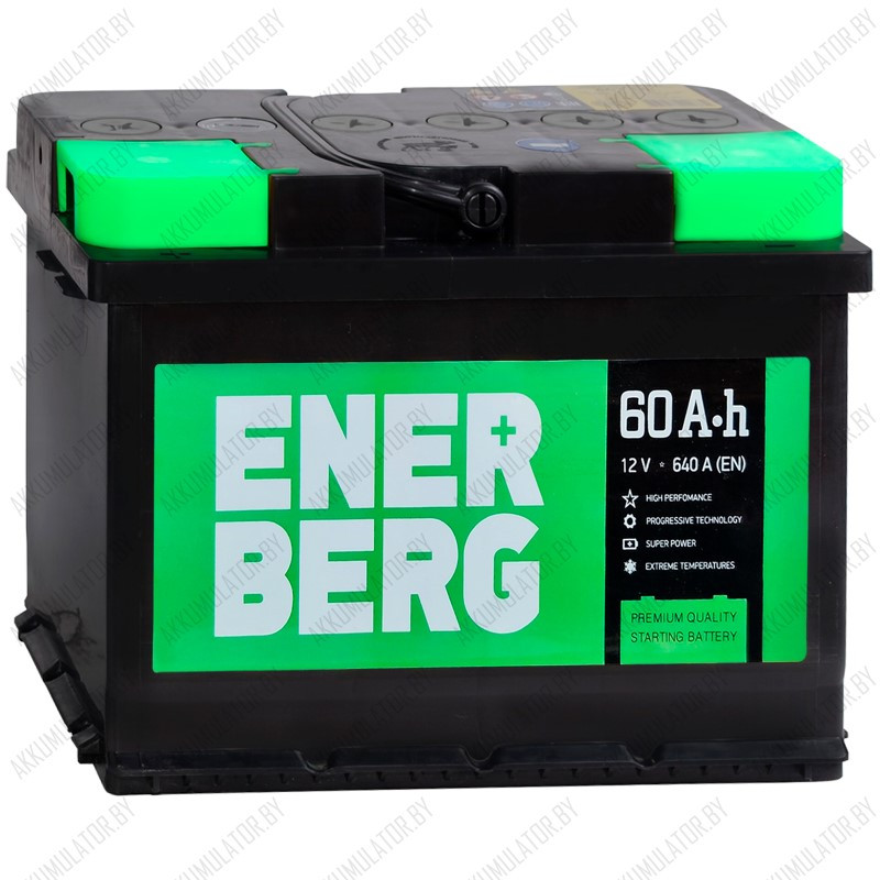 Аккумулятор EnerBerg Original / 60Ah / 640А / Низкий