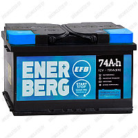 Аккумулятор EnerBerg EFB / 74Ah / 720А / Низкий
