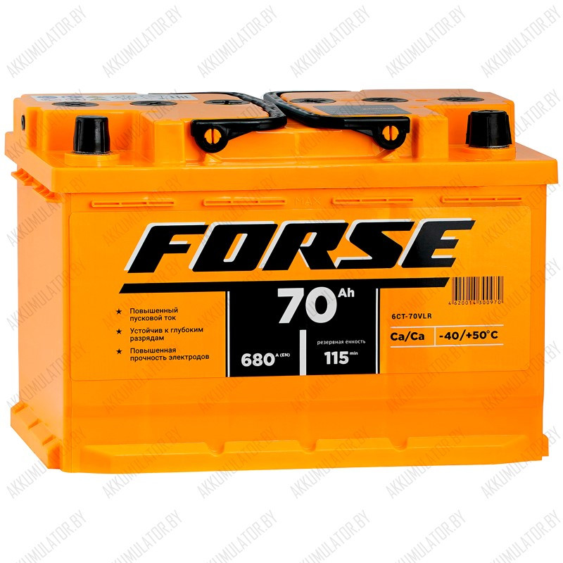 Аккумулятор Forse Original / 70Ah / 680А - фото 1 - id-p215622526