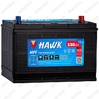 Аккумулятор HAWK Asia / 110Ah / 950А / Прямая полярность